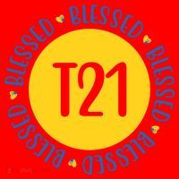 Down Syndrome T21 Blessed Awareness Santa Hat thumb 1