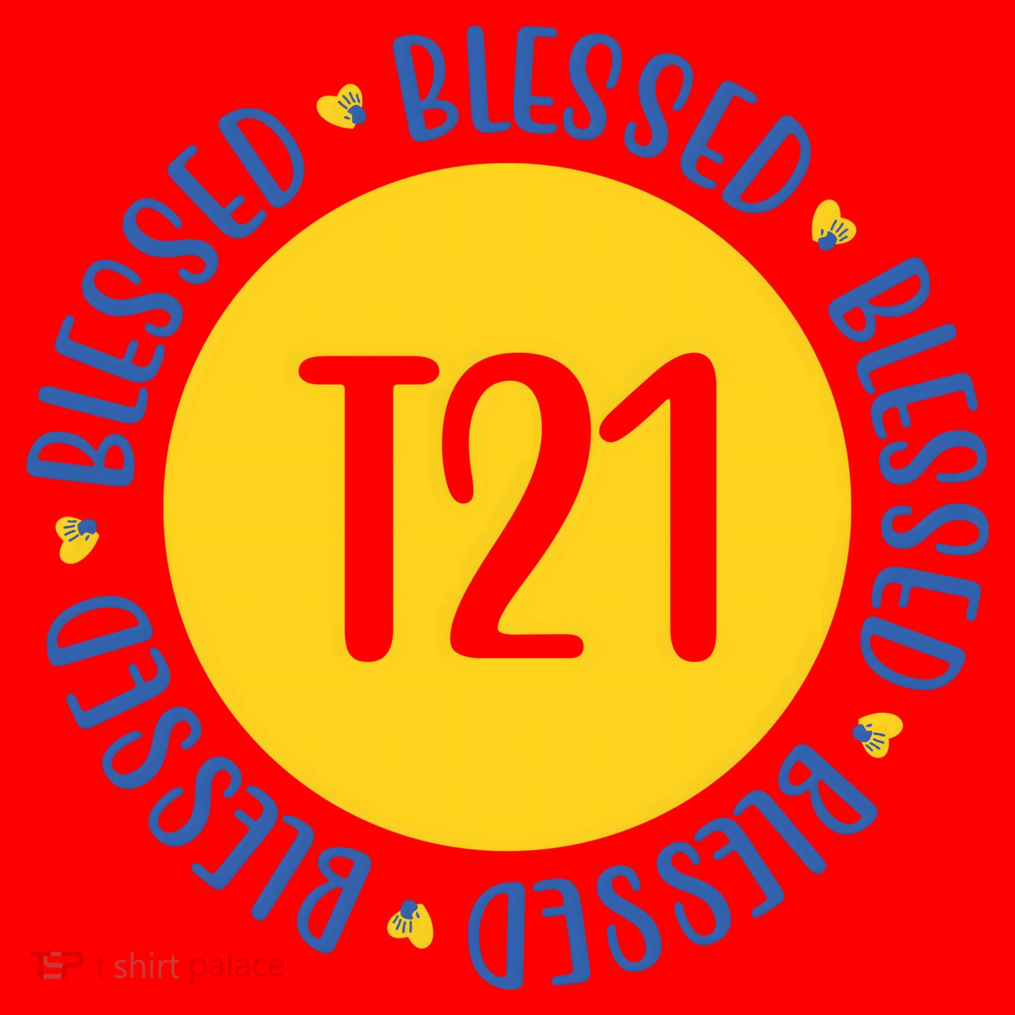 Down Syndrome T21 Blessed Awareness Santa Hat