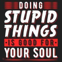 Doing Stupid Things Is Good For Your Soul Snowboarding Fans Cool Gift Beanie thumb 2