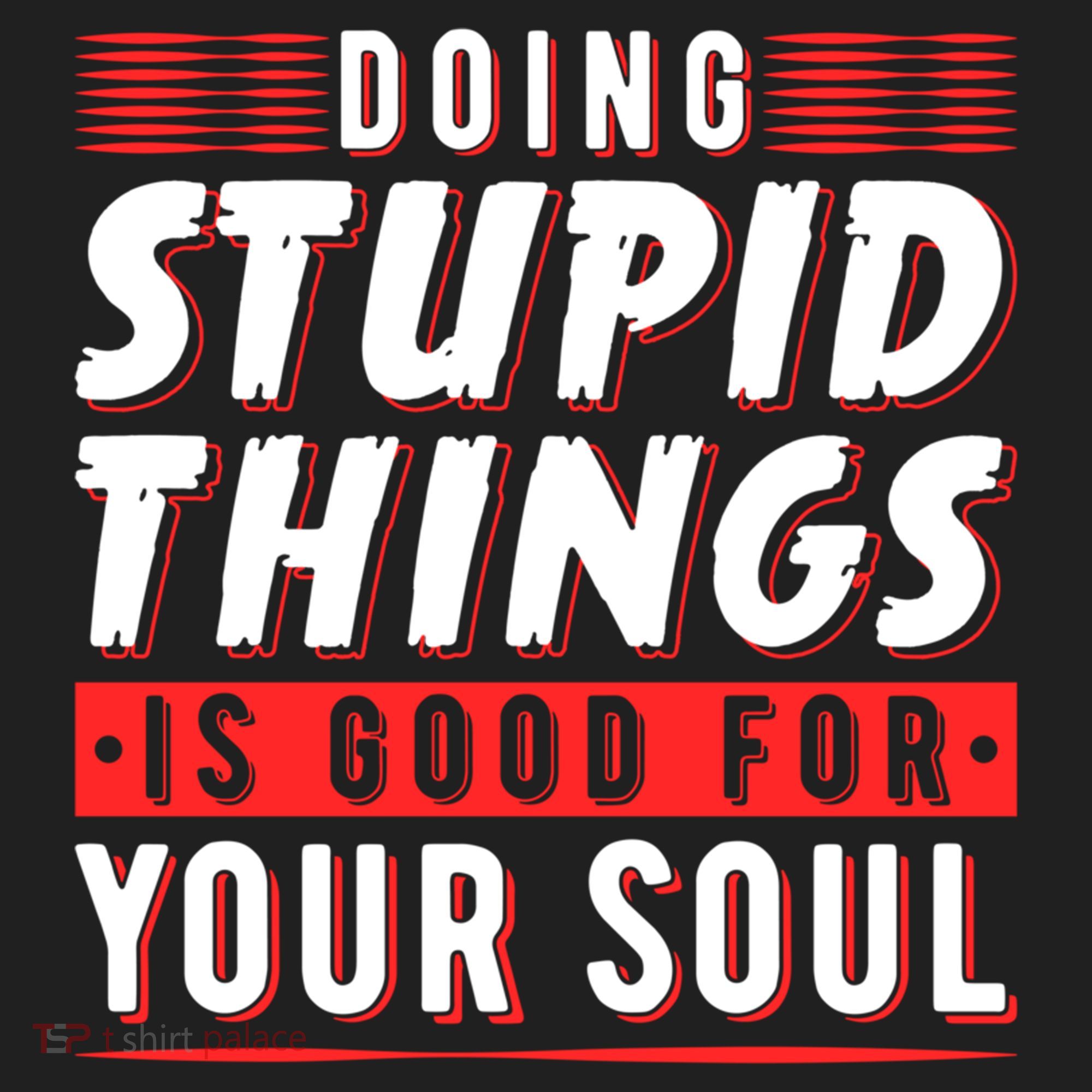 Doing Stupid Things Is Good For Your Soul Snowboarding Fans Cool Gift Beanie