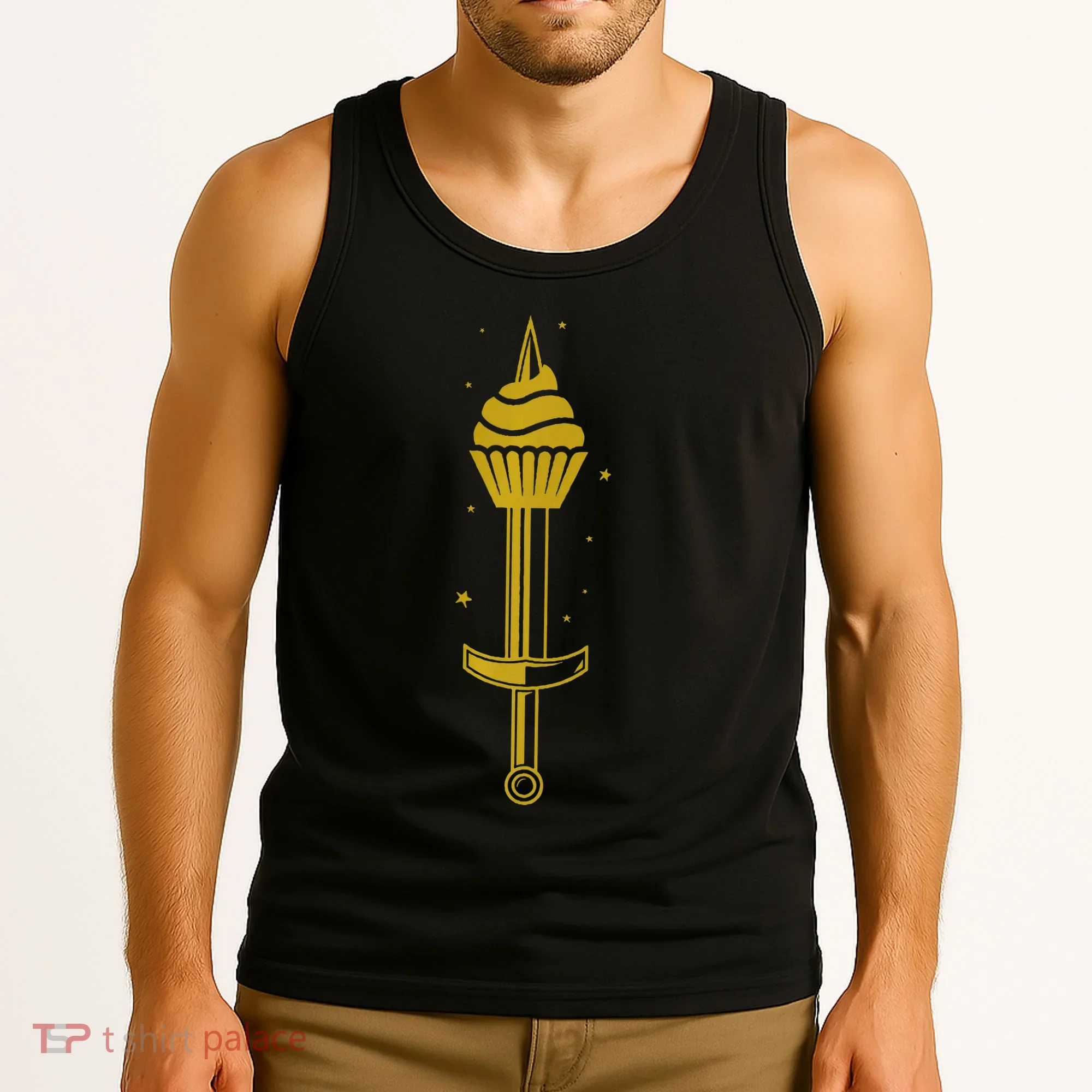 Dowser Series Tenth Anniversary Goldprinting Tank Top