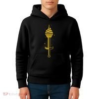 Dowser Series Tenth Anniversary Goldprinting Kids Hoodie thumb 4