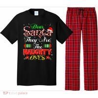 Dear Santa They Are The Naughty Ones Christmas Pajama Set thumb 0