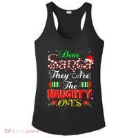 Dear Santa They Are The Naughty Ones Christmas Ladies PosiCharge Competitor Racerback Tank thumb 0