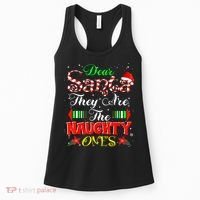 Dear Santa They Are The Naughty Ones Christmas Women's Tank Top thumb 0
