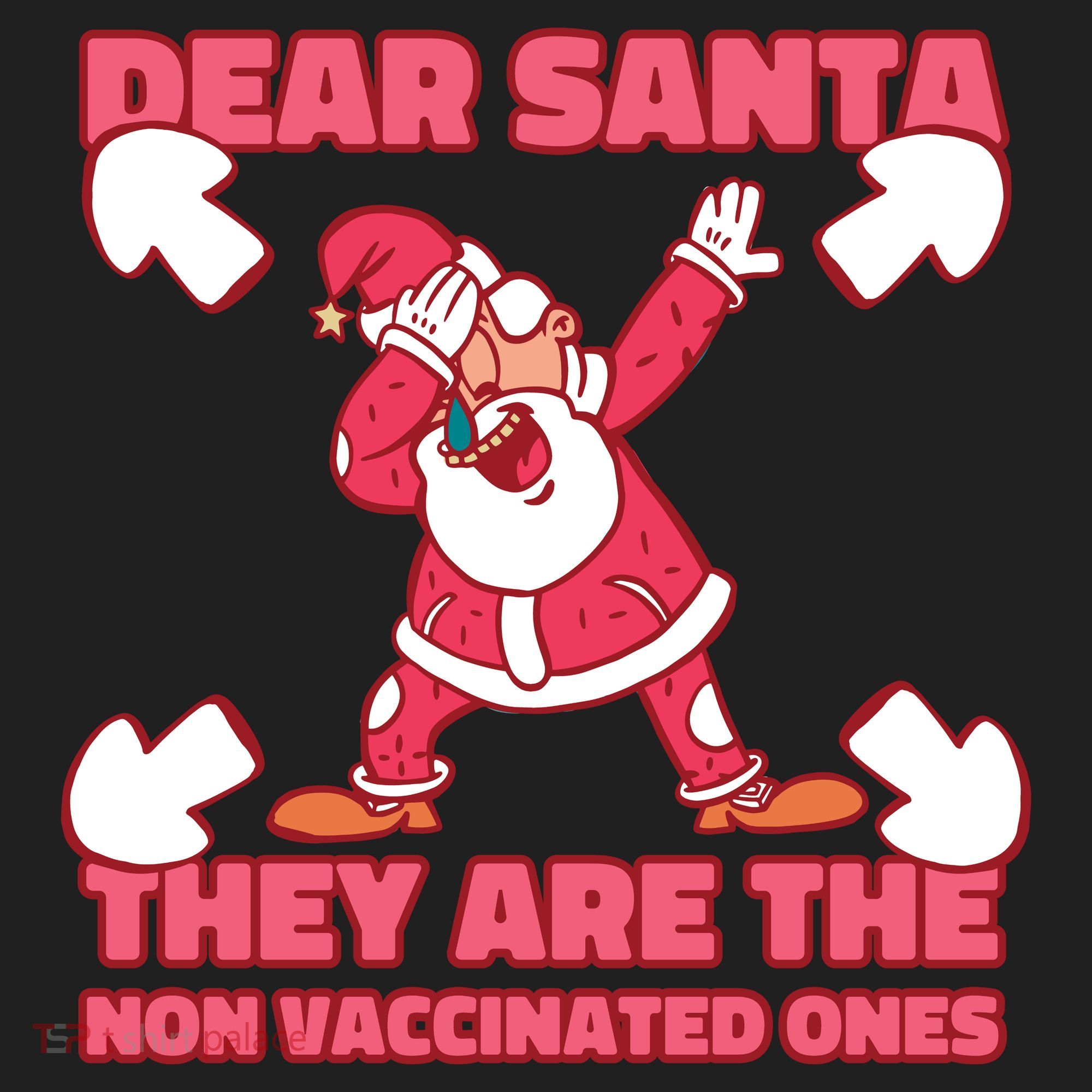 Dear Santa They Are The Non Vaccinated Ones Beanie