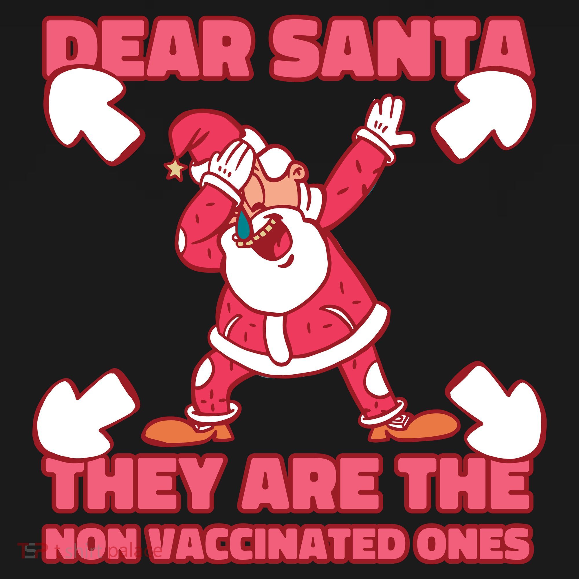 Dear Santa They Are The Non Vaccinated Ones Women's Hoodie