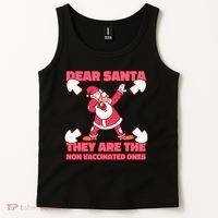 Dear Santa They Are The Non Vaccinated Ones Tank Top thumb 2