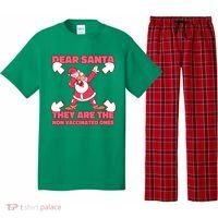 Dear Santa They Are The Non Vaccinated Ones Pajama Set thumb 0