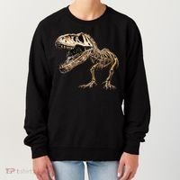Dinosaur Skeleton T Rex Dino Scary Funny Gift Women's Sweatshirt thumb 0