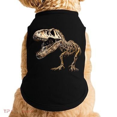 Dinosaur Skeleton T Rex Dino Scary Funny Gift Doggie Tank