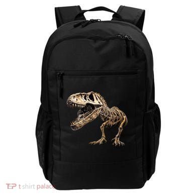 Dinosaur Skeleton T Rex Dino Scary Funny Gift Backpack