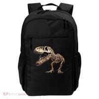 Dinosaur Skeleton T Rex Dino Scary Funny Gift Backpack thumb 0