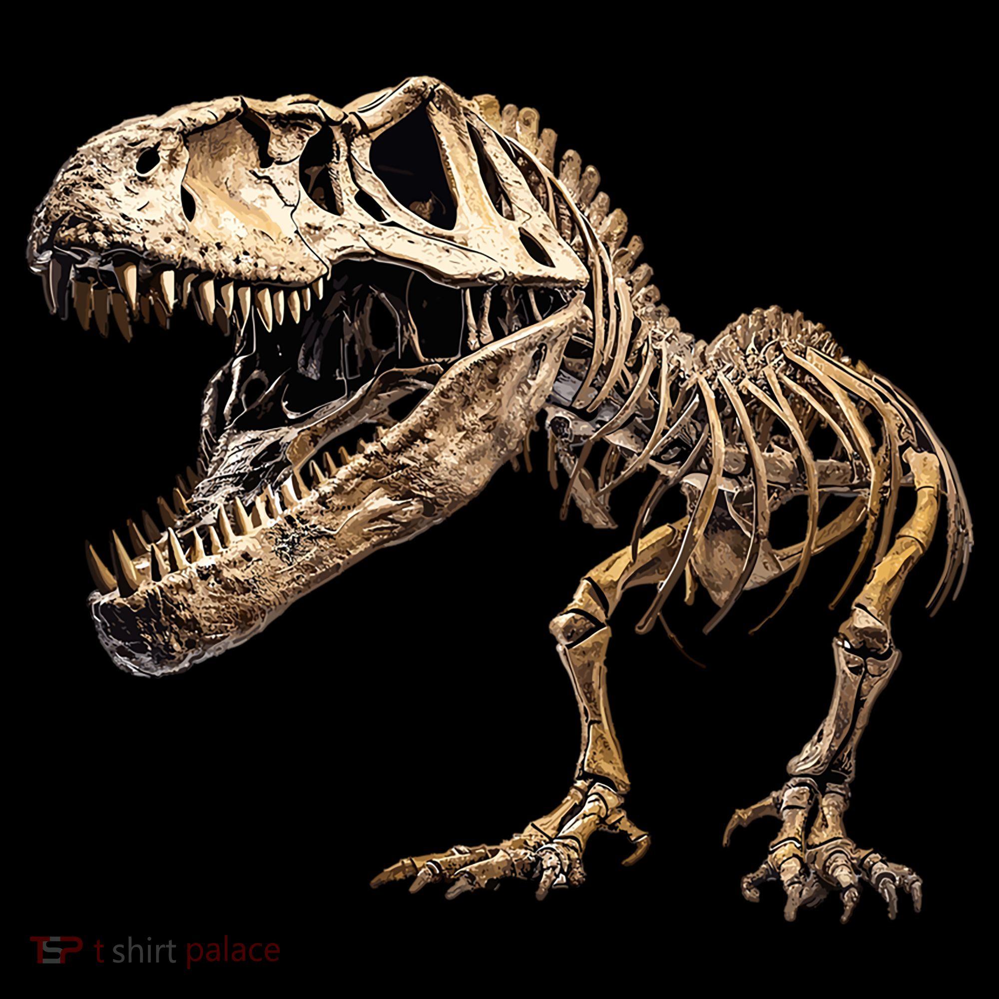 Dinosaur Skeleton T Rex Dino Scary Funny Gift Coffee Mug