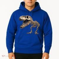 Dinosaur Skeleton T Rex Dino Scary Funny Gift Hoodie thumb 2