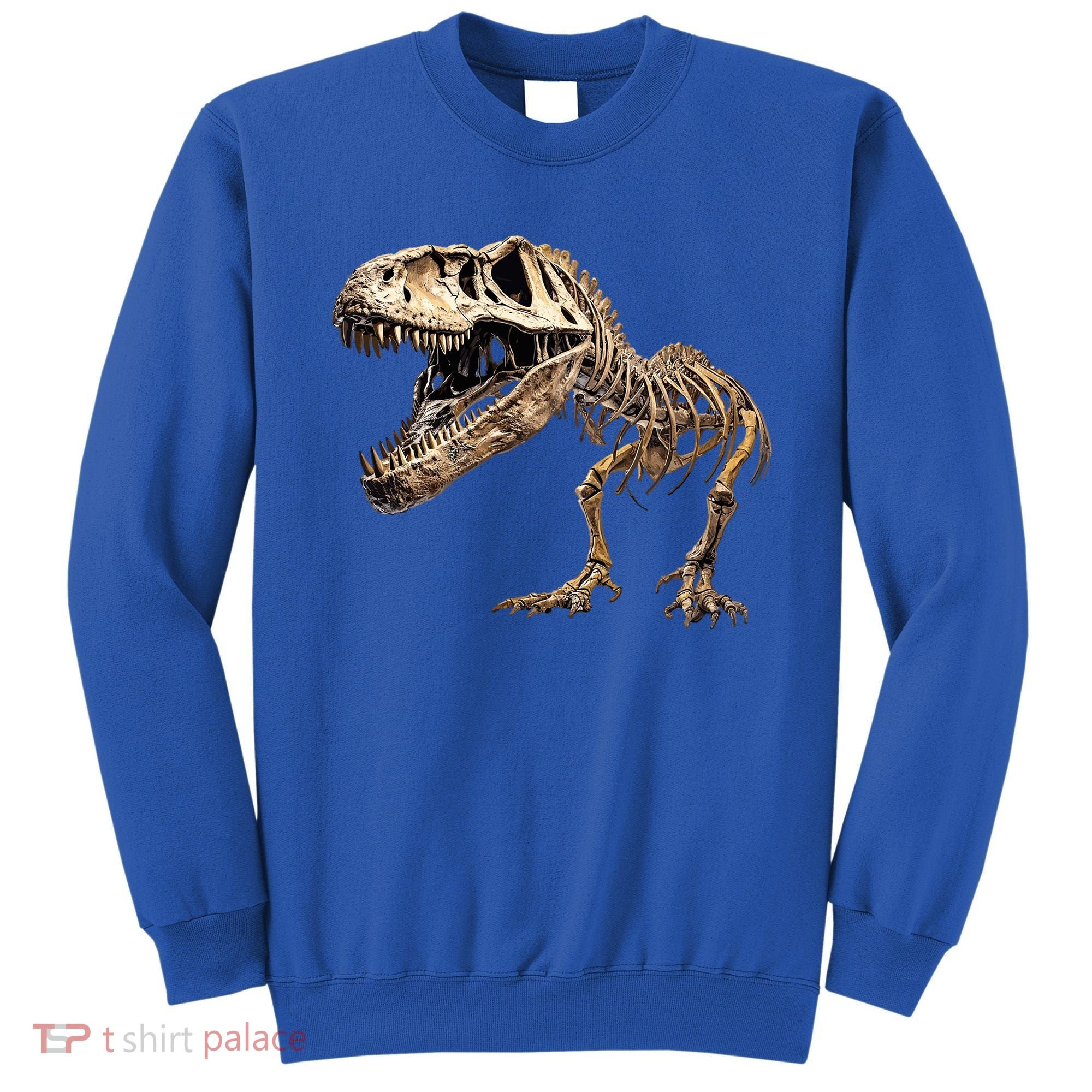 Dinosaur Skeleton T Rex Dino Scary Funny Gift Sweatshirt