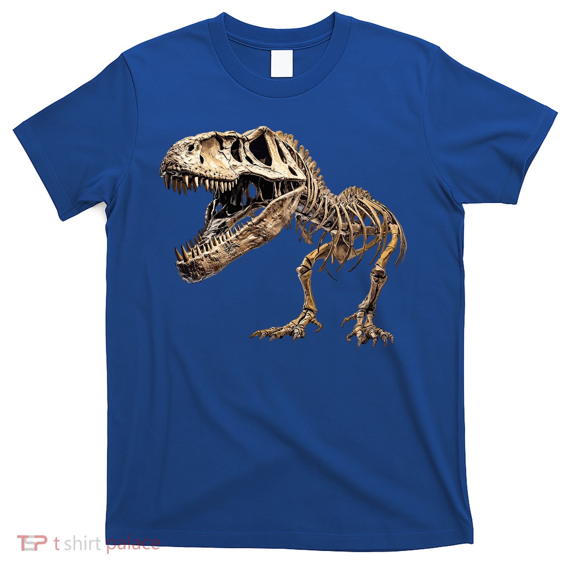 Dinosaur Skeleton T Rex Dino Scary Funny Gift T-Shirt