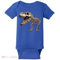 Dinosaur Skeleton T Rex Dino Scary Funny Gift Baby Bodysuit thumb 0