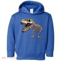 Dinosaur Skeleton T Rex Dino Scary Funny Gift Toddler Hoodie thumb 0