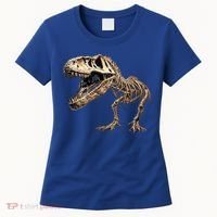 Dinosaur Skeleton T Rex Dino Scary Funny Gift Women's T-Shirt thumb 0