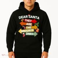 Dear Santa They Are The Naughty Ones Hoodie thumb 2