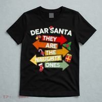 Dear Santa They Are The Naughty Ones T-Shirt thumb 5