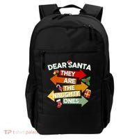 Dear Santa They Are The Naughty Ones Backpack thumb 0