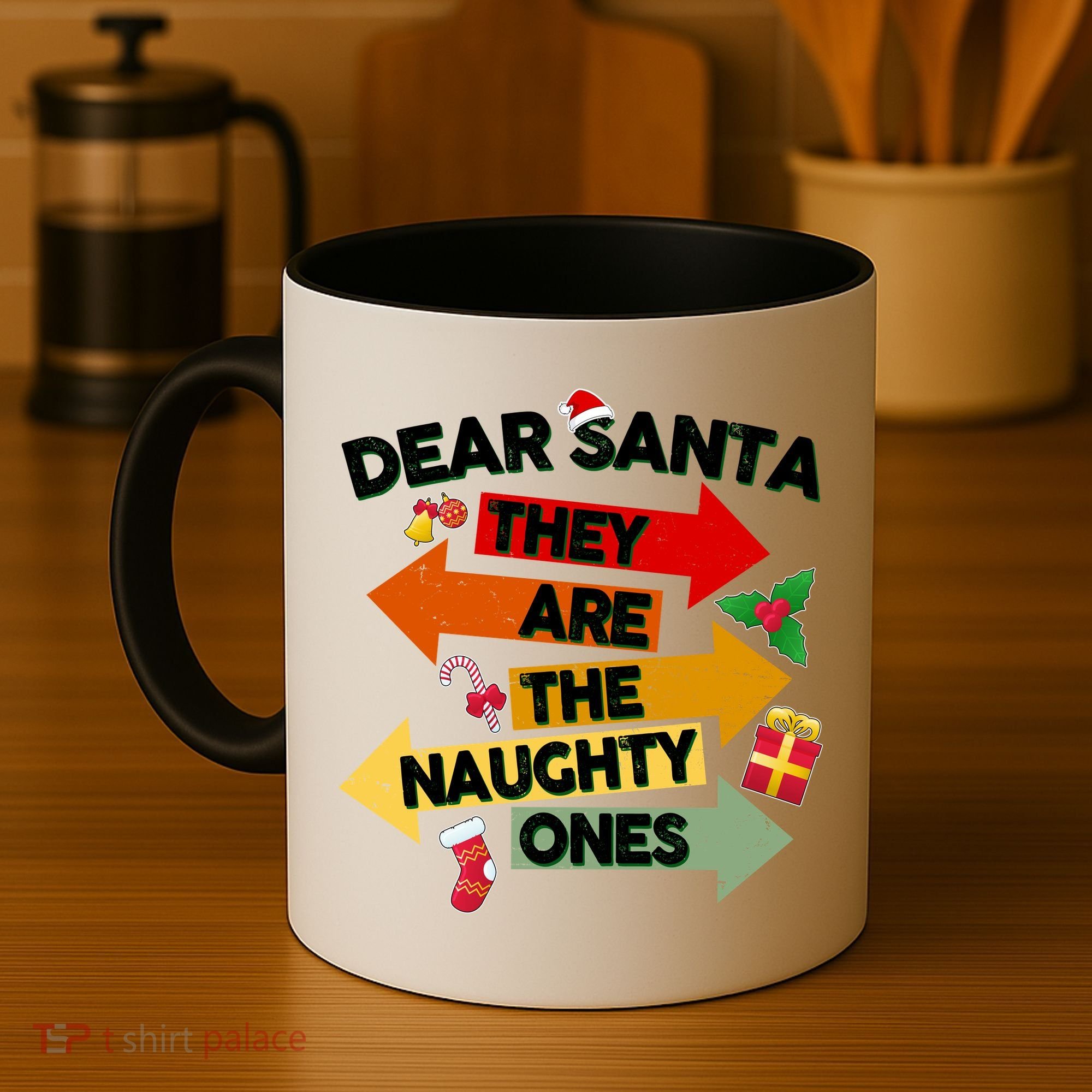 Dear Santa They Are The Naughty Ones Coffee Mug