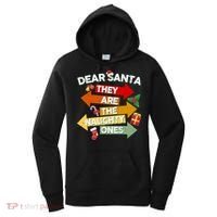Dear Santa They Are The Naughty Ones Women's Hoodie thumb 0