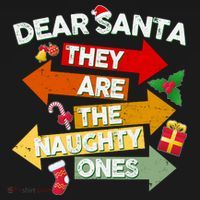 Dear Santa They Are The Naughty Ones Women's Tank Top thumb 5