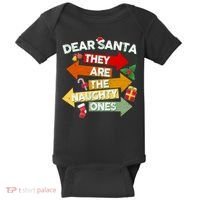 Dear Santa They Are The Naughty Ones Baby Bodysuit thumb 0