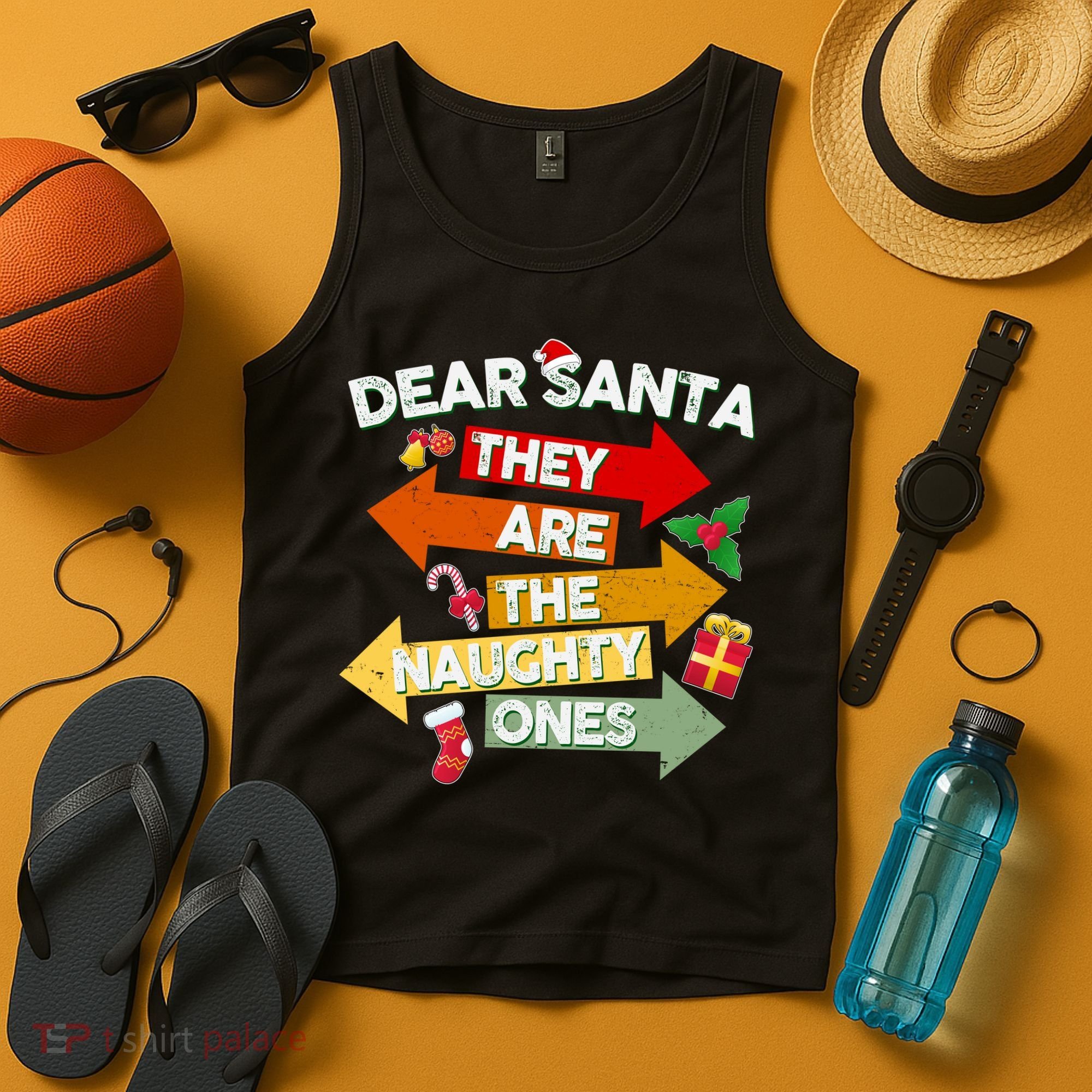 Dear Santa They Are The Naughty Ones Tank Top