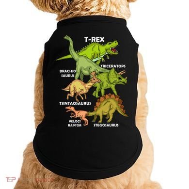 Dinosaur Species T Rex  Triceratops Dinosaur  Doggie Tank