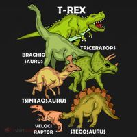 Dinosaur Species T Rex  Triceratops Dinosaur  Ornament thumb 1