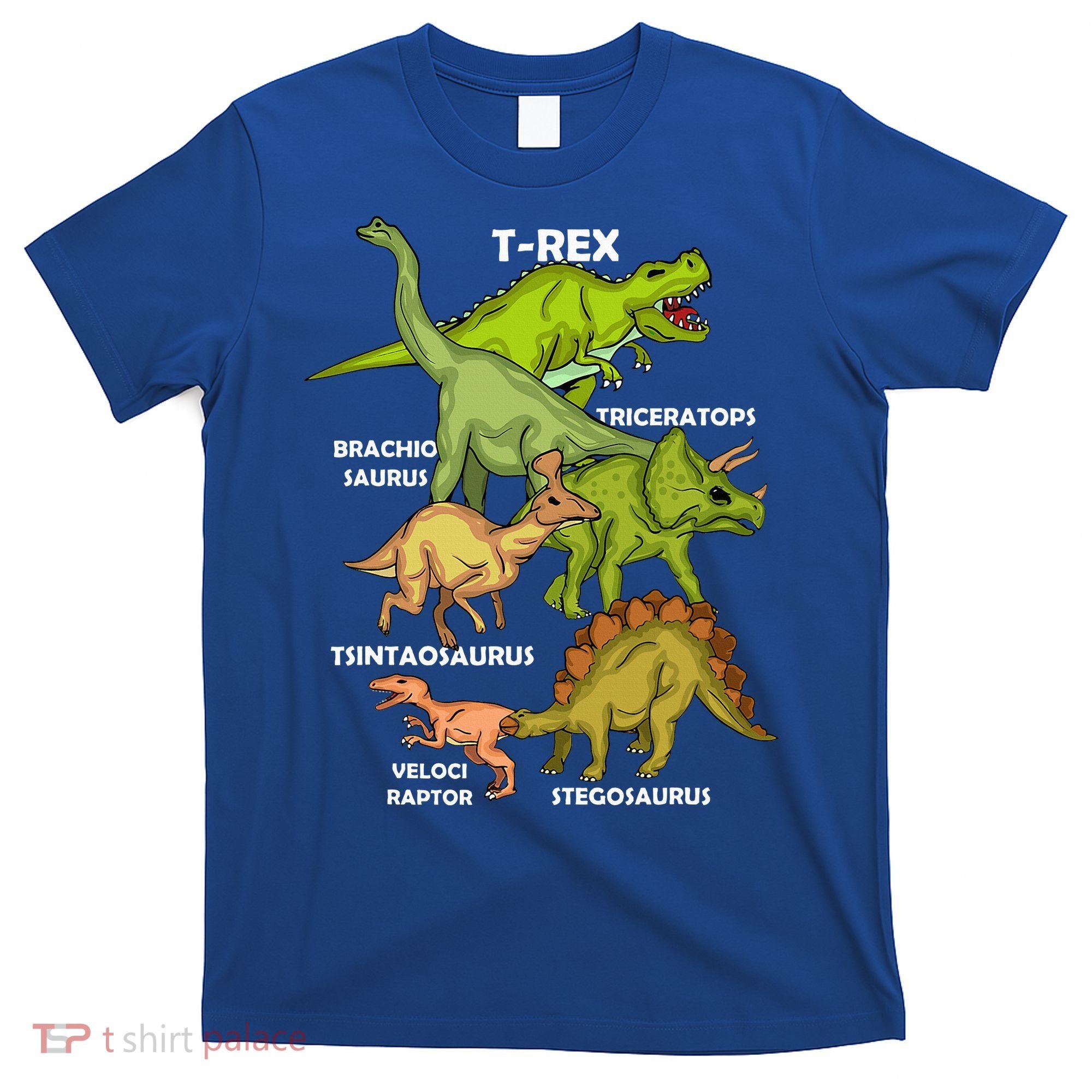 Dinosaur Species T Rex  Triceratops Dinosaur  T-Shirt