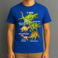 Dinosaur Species T Rex  Triceratops Dinosaur  T-Shirt thumb 3