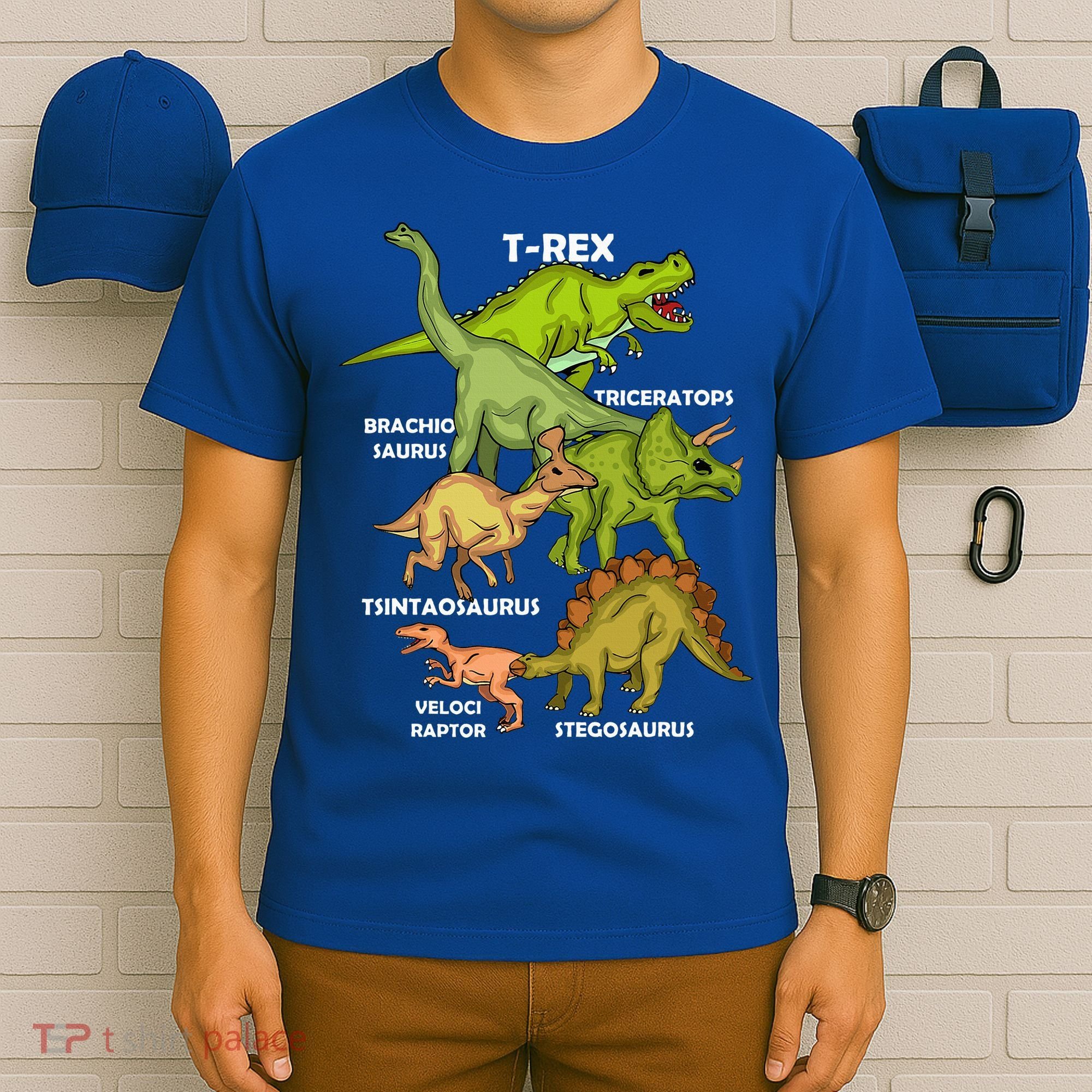 Dinosaur Species T Rex  Triceratops Dinosaur  T-Shirt