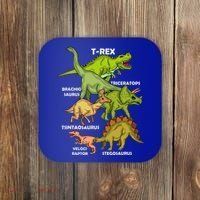 Dinosaur Species T Rex  Triceratops Dinosaur  Coaster thumb 0