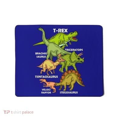 Dinosaur Species T Rex  Triceratops Dinosaur  Mousepad