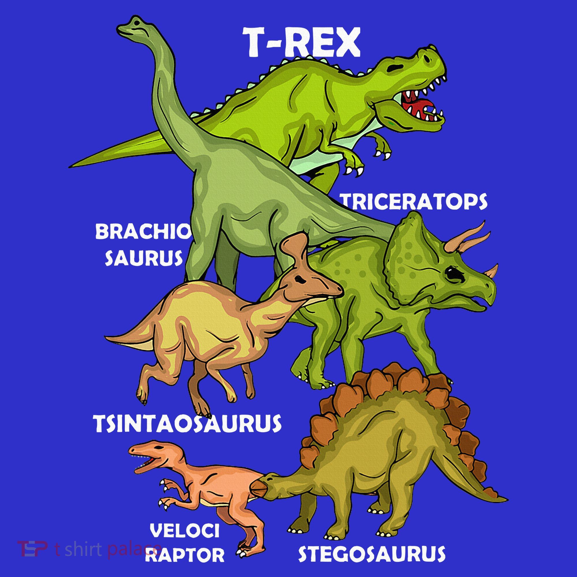 Dinosaur Species T Rex  Triceratops Dinosaur  Baby Bodysuit