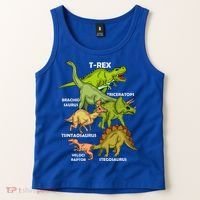 Dinosaur Species T Rex  Triceratops Dinosaur  Tank Top thumb 2