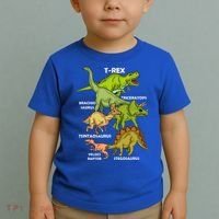 Dinosaur Species T Rex  Triceratops Dinosaur  Toddler T-Shirt thumb 2