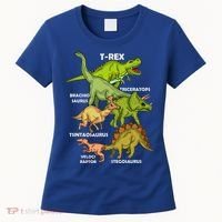 Dinosaur Species T Rex  Triceratops Dinosaur  Women's T-Shirt thumb 0