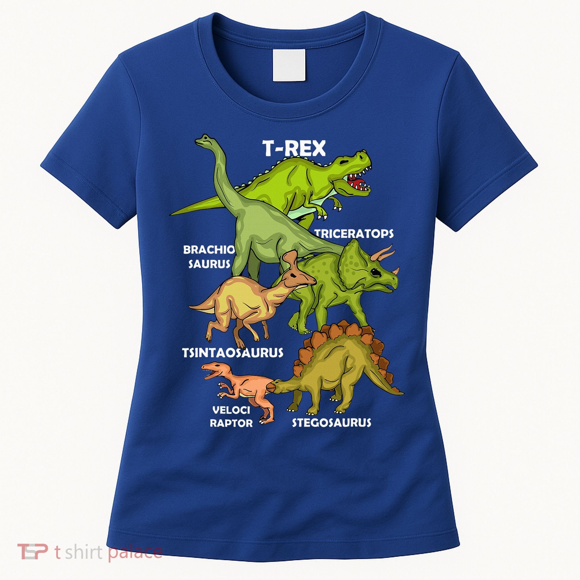 Dinosaur Species T Rex  Triceratops Dinosaur  Women's T-Shirt