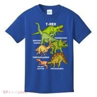 Dinosaur Species T Rex  Triceratops Dinosaur  Kids T-Shirt thumb 0