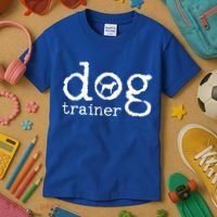 Dog School Trainer Labrador Golden Retriever Kids T-Shirt thumb 3