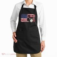 Drum Sets Usa Flag Drummer Music Lover Drumming Apron thumb 2