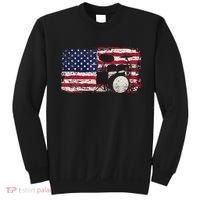 Drum Sets Usa Flag Drummer Music Lover Drumming Sweatshirt thumb 0