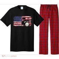 Drum Sets Usa Flag Drummer Music Lover Drumming Pajama Set thumb 0
