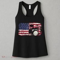 Drum Sets Usa Flag Drummer Music Lover Drumming Women's Tank Top thumb 3